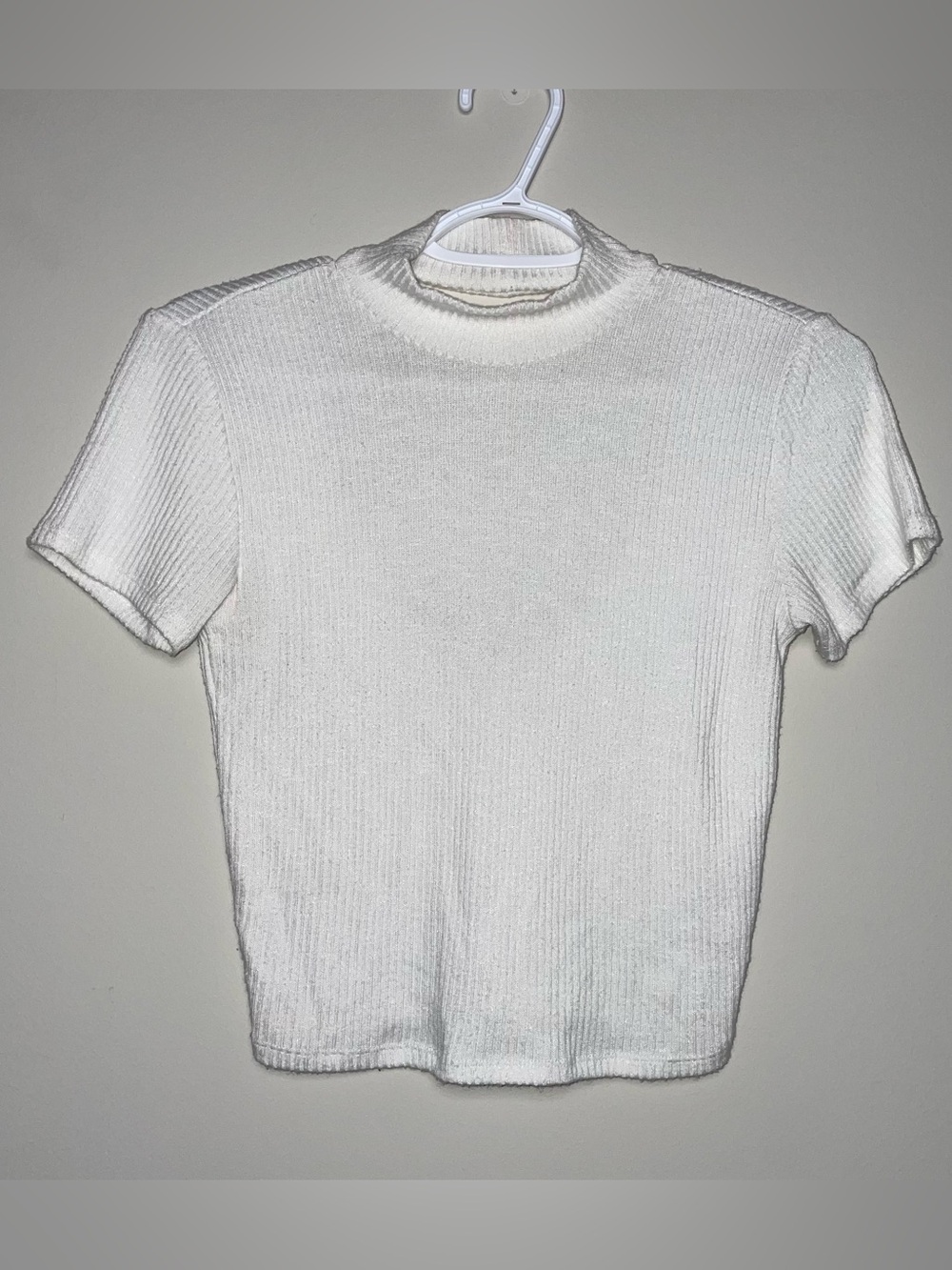 Garage M Turtleneck Open Back Sweater T-Shirt Clean Girl Preppy